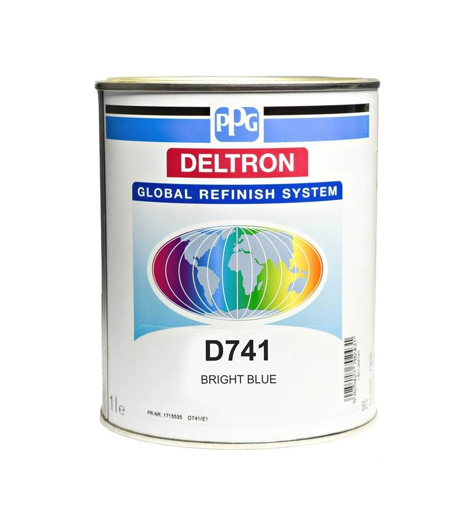 DELTRON GRS BC BRIGHT BLUE 1L PPG D741/E1