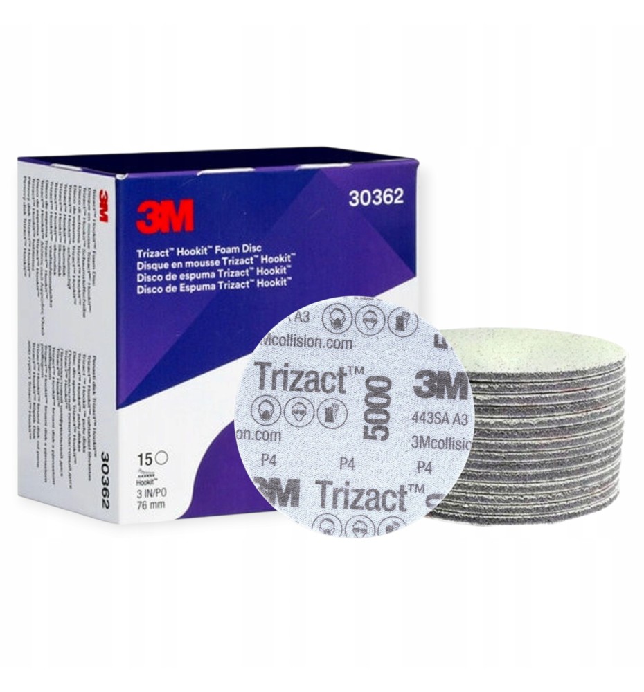Krążek ścierny 75mm P5000 Trizact 3M 30362