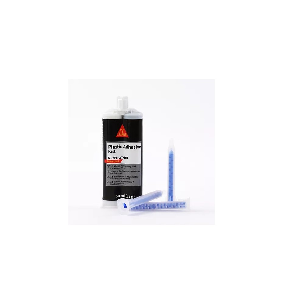 Klej do tworzyw sztucznych szybki Purform czarny 50ml 301 Sikaforce 761284