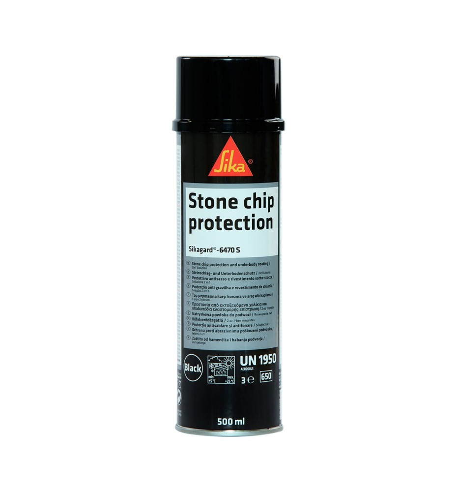 Natryskowa szybkoschnąca powłoka ochronna SPRAY czarna 500ml 6470S Sikagard 440216