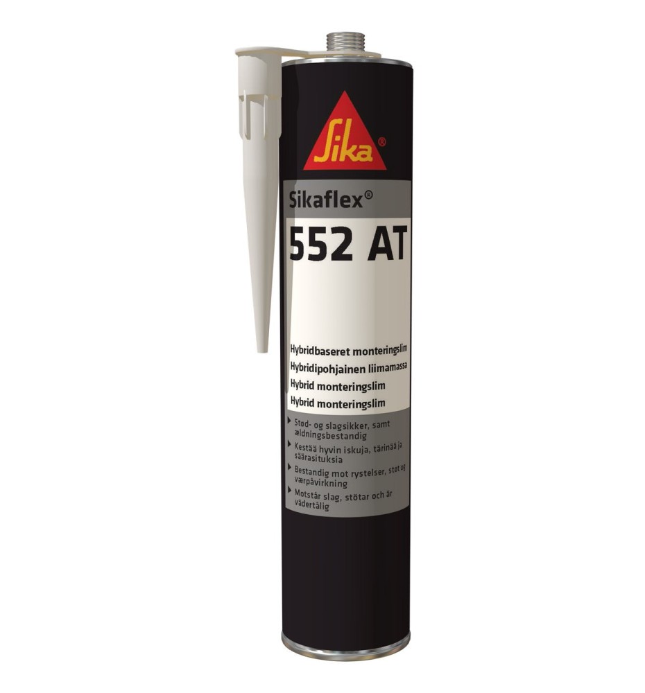 Elastyczny klej STP do prac montażowych czarny 300ml 552-AT Sikaflex 170768