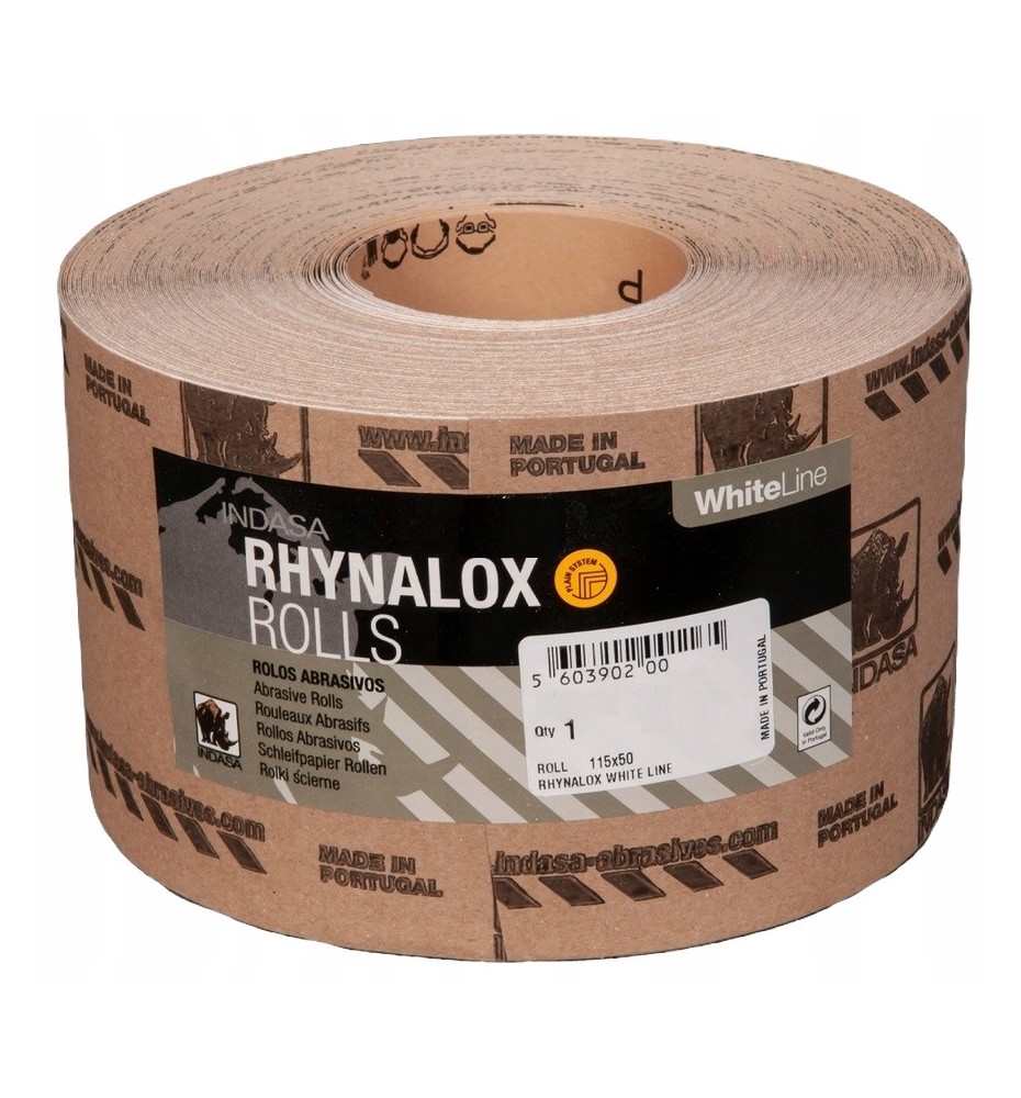 Papier ścierny w rolce 115mm x 50m P280 WHITE LINE Indasa 023099