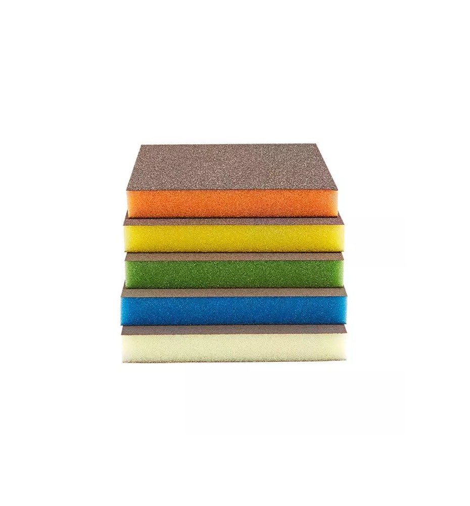 GĄBKA 2-STRONNA 98x120x13mm-MICRO FINE-BEŻOWA INDASA 595169